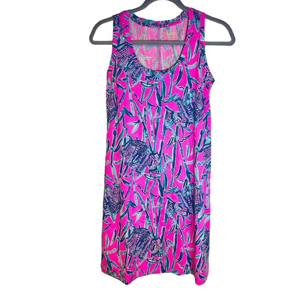 Lilly Pulitzer Raylee Dress Mandavilla Pink Extra Lucky XXS‎